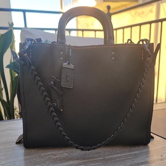 Coach Handbags - Black Coach Rogue 30/31